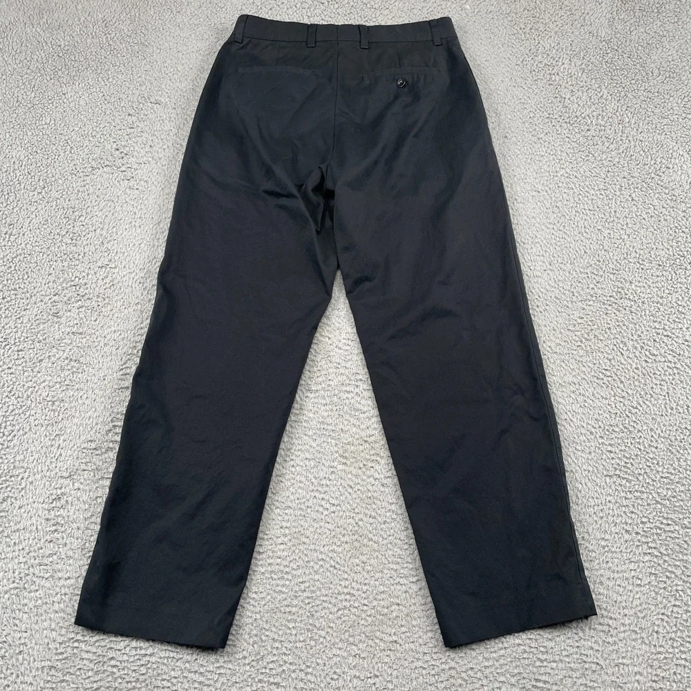 Banana Republic Pants Mens 32/30 Black Gavin Chino Straight Leg Cotton Casual
